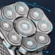 thumbnail image 2 of Afeitadoras de Cabeza 4D para Hombres Calvos, Mejoradas con 9 Cabezales Flotantes, 6 en 1, Recargables, Resistentes Al Agua, para Uso en Seco y Húmedo., 2 of 5