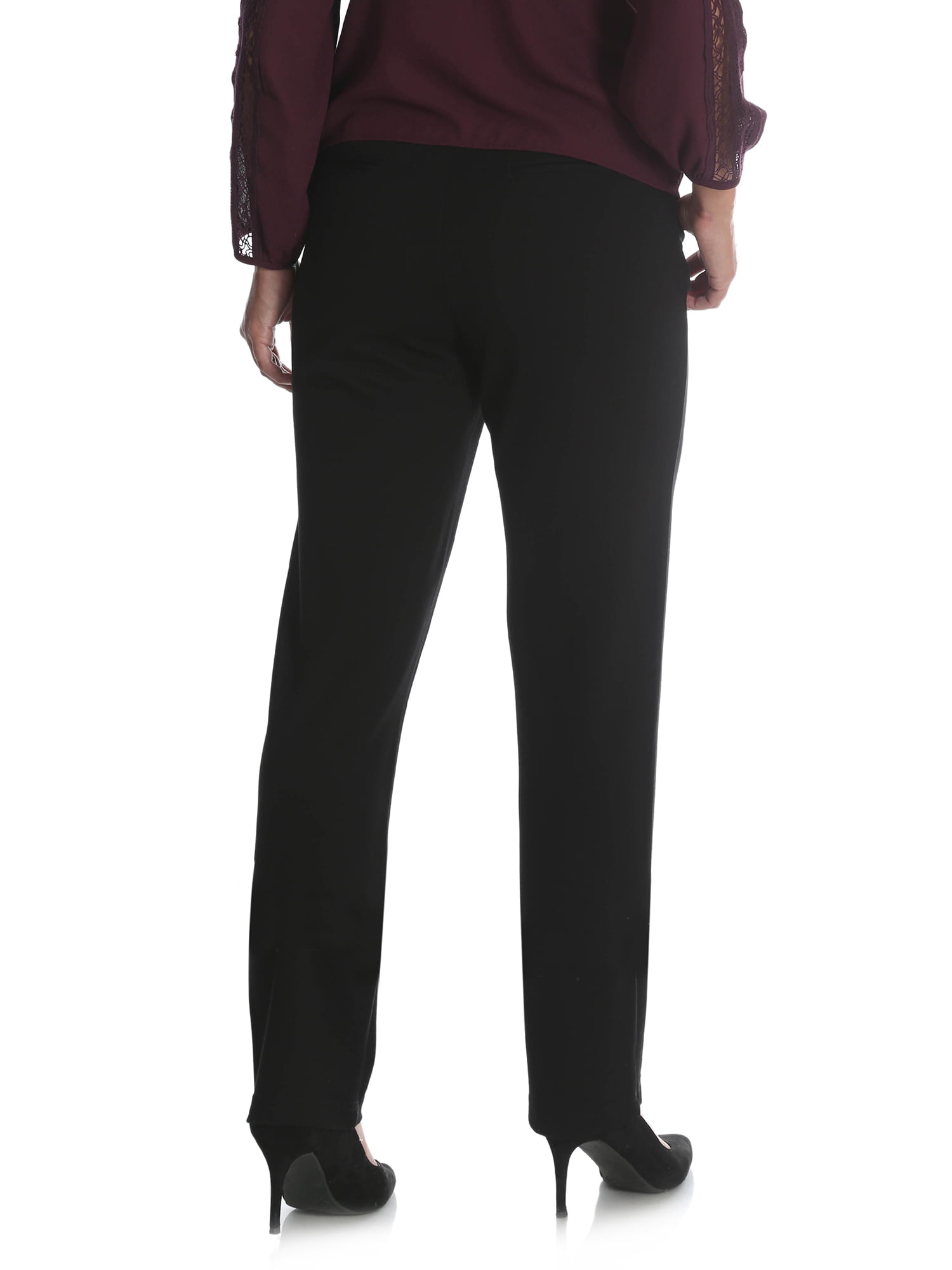 lee riders women's ponte knit comfort waist pant