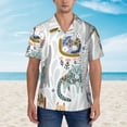 thumbnail image 6 of Picia Cute Colorful Animal Gentle Cotton Regular Fit Short Sleeve Casual Hawaiian Shirt for Men-Medium, 6 of 9