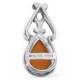thumbnail image 2 of Carillon Peach Moostone June Birthstone Birthstone Natural Gemstone Necklace Pendant 925 Sterling Silver Engagement Jewelry, 2 of 4