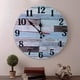 thumbnail image 2 of Reloj de pared – Relojes de pared silenciosos de madera de 10.0 in que no hacen tictac – Funciona con pilas – Rústico retro rústico decorativo decorativo para sala de estar, cocina, hogar, baño, dormitorio, cuarto de lavado Rojo Verde RV1016-0123375FYD, 2 of 4
