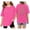 A-Hot Pink47, variant on JAJAHO Girls Short Sleeve T Shirt Summer Oversized Tee Casual Letter Print Crew Neck Baggy Streetwear Shirts For Kids 3-14Y Versatile Tops