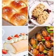 thumbnail image 4 of Biscuits Non Stick Baking Tray 11.02x11.02 Inch Carbon Steel Baking Tray Dessert Cake Roll Meat Baked Food Baking Tray, 4 of 6