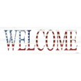 thumbnail image 3 of Jacobs, Cindy 24x11 Black Modern Framed Museum Art Print Titled - Patriotic Welcome, 3 of 5