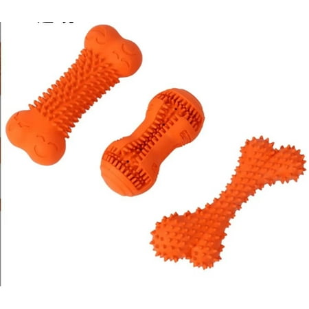 NETSENG 3PCS Fillable Dog Toy/Teeth Cleaning/Use with Peanut Butter or