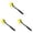 Yellow-3pcs, variant on Car Wash Brush, Wheel and Fender Brush, Long Handle Tire Cleaner for Car Detailing, Hard Bristle Automotive Tire Detailing Brushes, Multifunctional Vehicle Crevice Scrub Brush, 11 Inch,Yellow