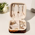 thumbnail image 6 of Thanksgiving Acorn Square Travel Jewelry Box Earring Necklace Bracelet Holder Organizer Stand Display Case Decorative Storage Box, 6 of 6