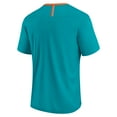 thumbnail image 3 of Men's Fanatics Aqua Miami Dolphins Defender Fade Slant T-Shirt, 3 of 3