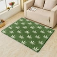 thumbnail image 2 of Leaf Area Rugs for Bedroom Living Room - 5x8 ft - Green Carpet for Home Decor - Green Patterned Decorative Indoor Large Rug - Washable & Soft & Non Slip & Low Pile (ZL&089), 2 of 6
