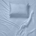 thumbnail image 1 of Cotton House - Ensemble de Draps en Microfibre Infroissable, Format Jumeau, Bleu Pâle, 1 of 3