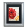 thumbnail image 2 of Trademark Fine Art "Red Poppy" Canvas Art by Color Bakery, Black Matte, Silver Frame, 2 of 4
