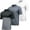 Set E, variant on Real Essentials 3 Pack: Men's Quick-Dry Short Sleeve Athletic Performance Polo Shirt (Available In Big & Tall)