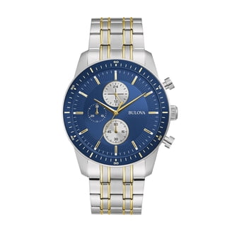 96B130 Men's Precisionist Longwood Silver Dial Steel Bracelet