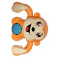 thumbnail image 4 of Juguetes eléctricos de mono con tapa y cabeza, desarrollo sensorial, juguete para bebé con luz y música, color naranja, 4 of 5