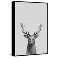 thumbnail image 2 of MARMONT HILL  - Handmade Staring Buck III Floater Framed Print on Canvas 40 x 60, 2 of 5