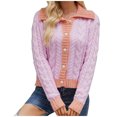 thumbnail image 2 of Puntoco Suéter Mujer Casual Impresión Manga Punto Cardigan Suéter Abrigo Navidad Liquidación Puntoco Puntoco-4345, 2 of 7