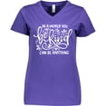 thumbnail image 3 of Inktastic Inspirational Quote in a World You Can Be Anything Be Kind Women's V-Neck T-Shirt, 3 of 5