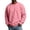 Pink, variant on UDAUDU Men's Crewneck Sweatshirt Soft Fleece Long Sleeve Casual Pullover Loose Fit Athletic Sweatshirts for Daily Workout Home Wear Wine 2XL