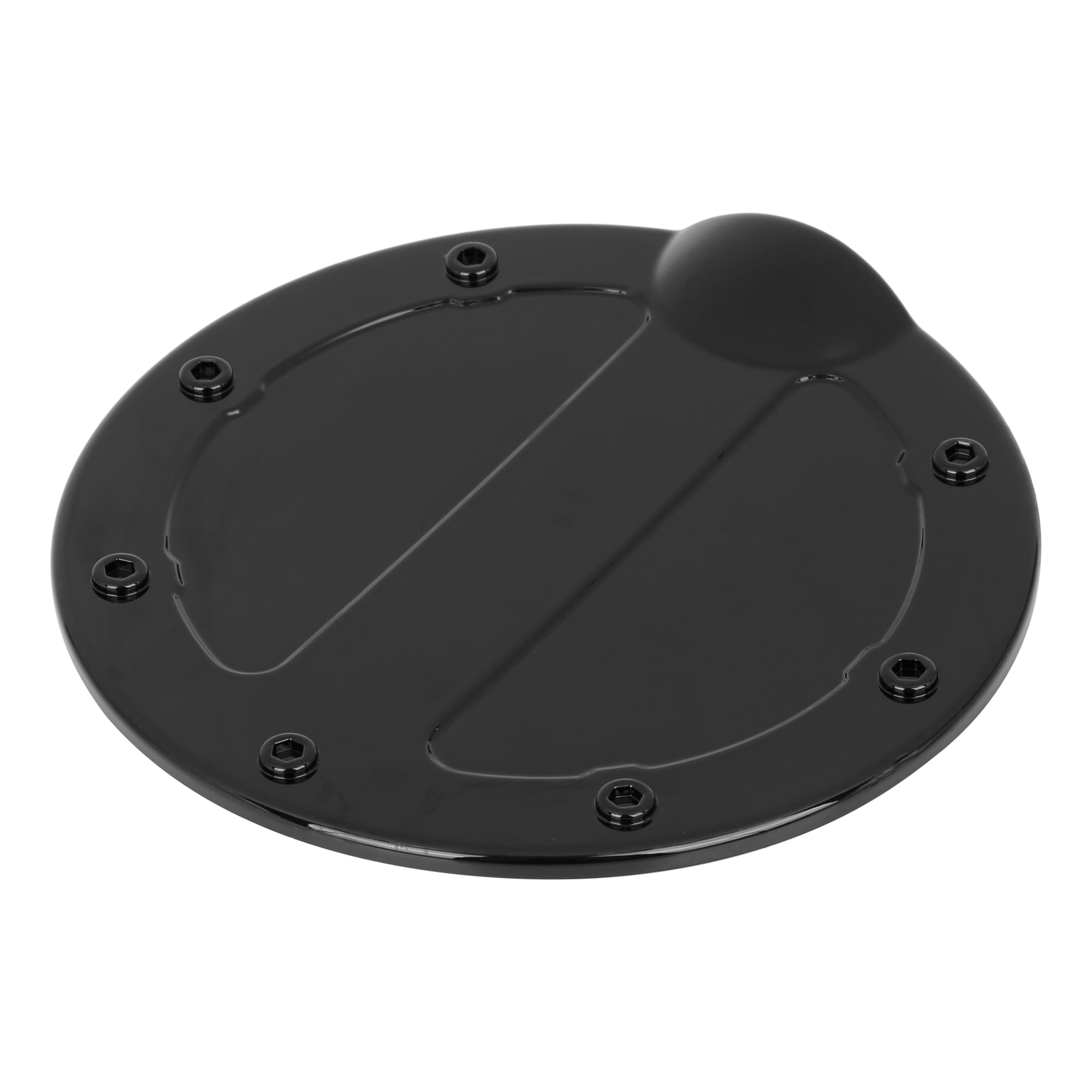 Unique Bargains Black Plastic Fuel Tank Caps Gas Fuel Cover for Ford F150 09-14