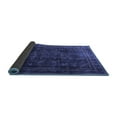 thumbnail image 2 of Ahgly Company Indoor Square Persian Blue Traditional Area Rugs, 4' Square, 2 of 4