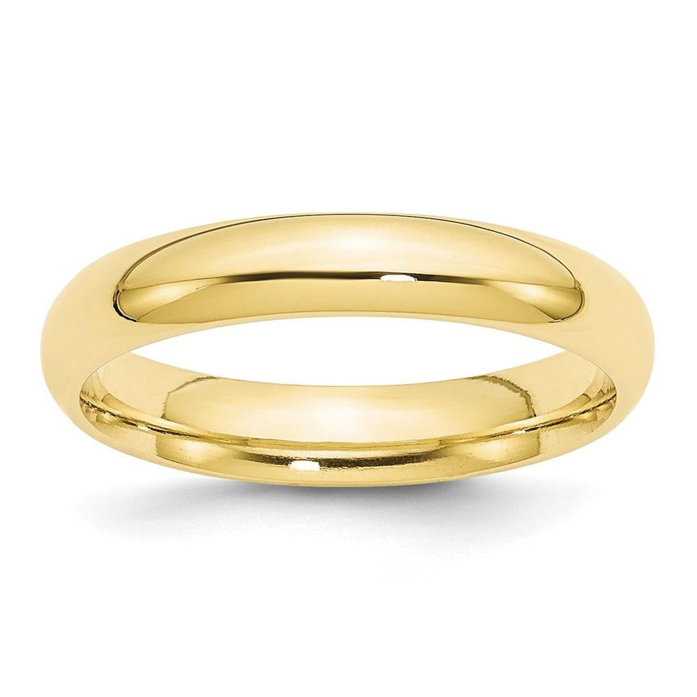 14K Yellow Gold 3mm 4mm 5mm 6mm 8mm Comfort Fit Men Or Women Wedding Band Ring 