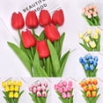 thumbnail image 3 of New Practical Flowers Tulip Bouquet Fake Lifelike Long-lasting Beautiful, 3 of 12