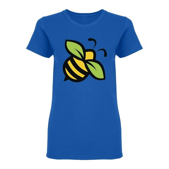 Bee  Graphic Shaped T-Shirt Women -Image by Shutterstock, Female Small