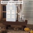 thumbnail image 5 of EOSAHR Decorative Wood Riser for Room Decor : Modern Farmhouse Pedestal Stand For Display Your Home Decoration and Soap Stand - Retro Wooden Tray for Bathroom and Kitchen Counter Decor (Rustic Brown), 5 of 7