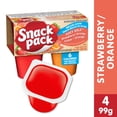 thumbnail image 1 of Snack Pack® Juicy Gels® No Sugar Added Strawberry and Orange Fruit Juice Cups, 1 of 8