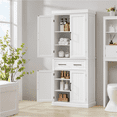 thumbnail image 2 of Renwick 72.5 inch H Kitchen Pantry Cabinet, White, 2 of 8