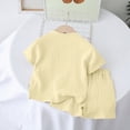 thumbnail image 4 of HCNTES Toddler Baby Girl 2 Piece Outfits Girls Summer Clothes Kids Sport T Shirts and Kid Shorts Clothing Sets For 12-24 Months 2t 3t 4t 5t 6t 7t Children, 18-24 Months, 4 of 4