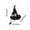 A, variant on Mini Pet Halloween Witch Hat for Cats Small Dogs, Stiff Pointed Hat, Adjustable Elastic Chin Strap Lightweight Pet Headwear Halloween Party Cosplay Photo Prop Festive Pet Costume Accessory