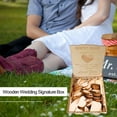thumbnail image 4 of MesaSe Wedding Signature Hearts Drop Box Romantic Rustic Sweet Guestbook Decor, 4 of 9