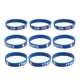 thumbnail image 2 of 10 pulseras de silicona con estampado de bandera de país, pulsera deportiva de moda, anillo de mano para partidos de fútbol (Francia), 2 of 8