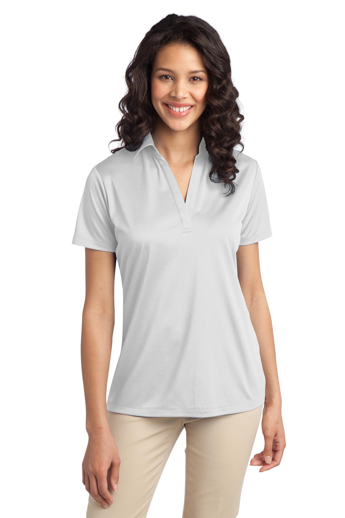 port authority ladies silk touch performance polo