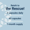 thumbnail image 2 of Life Extension Reishi Extract Mushroom Complex - Broad-spectrum immune support - Gluten-Free, Non-GMO - 60 Vegetarian Capsules, 2 of 7