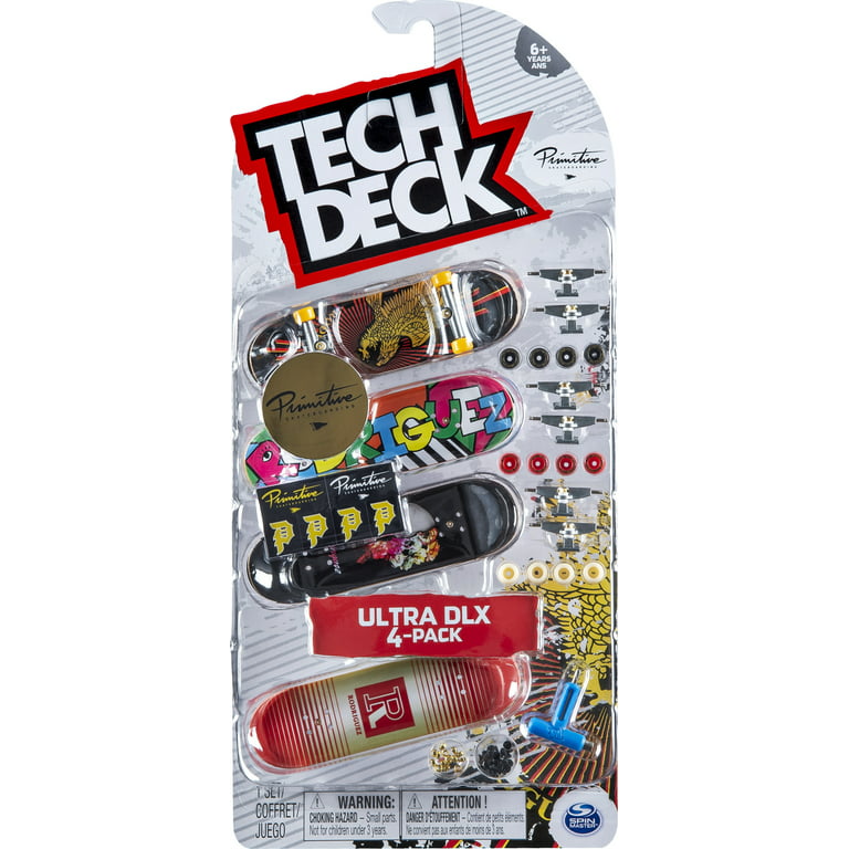 Tech Deck Ultra DLX Fingerboard 4-Pack - Entertainment Earth