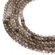 thumbnail image 3 of Natural Smoky Quartz Beads Strands Round Faceted Grade AA 2~2.6mm Hole: 0.5mm about 147pcs/strand 15.35''(39cm), 3 of 4