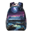 thumbnail image 1 of Easygdp Fantasy Landscape Starry Night Mochila Ergonómica Versátil para Laptop - Múltiples Bolsillos, Correas Ajustables, Unisex para Escuela, Viajes y Actividades al Aire Libre-One Size, 1 of 5