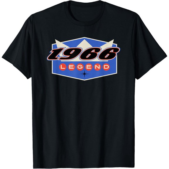 Legend 1966 Retro Bowling Style 60Th Birthday Gift T-Shirt Unisex S-5XL Hot Trending Shirt, Vintage Birthday Gift