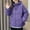 A_ Purple, variant on Women's Winter Coat Warm Jacket with Hooded Thicken Coats Ladies Outerwear Oversized Cropped Quilted Puffer Jackets Black L