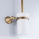 thumbnail image 4 of Matsuzay Portaescobillas de baño elegante blanco para instalación fácil accesorio de baño funcional Juegos de accesorios de baño, 4 of 6