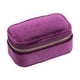 thumbnail image 4 of Estuche de viaje para joyas, pequeño joyero, organizador portátil de viaje para joyas, estuche de almacenamiento para anillos, regalo para mujeres y Violeta, 4 of 9