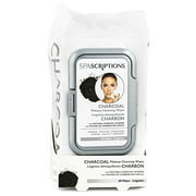 Spa Scriptions Charcoal Makeup Cleansing Wipes 60 Ct.