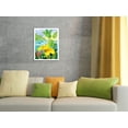 thumbnail image 4 of Yellow Canna with Waves - Tropical Paradise Hawaii - Hawaiian Islands - From an Original Watercolor Painting by Robin Wethe Altman - Master Art Print (Unframed) 12in x 18in, 4 of 4