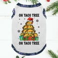 thumbnail image 5 of Family Matching Christmas Pajamas Oh Taco Tree Navy Blue Festive Design, Sizes NB to 6XL with Pet Outfit, 5 of 7