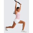 thumbnail image 3 of Musculosa CRZ YOGA sin costuras con espalda nadadora rosa XS, 3 of 5