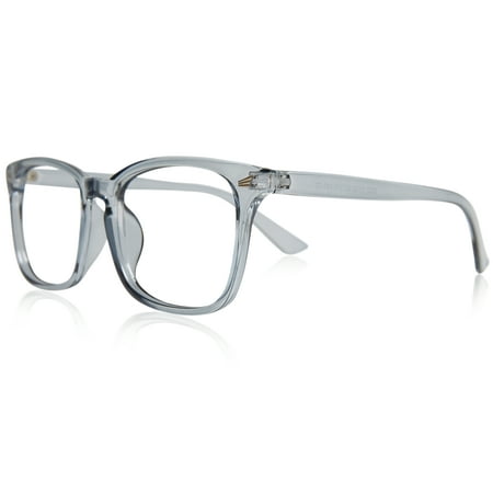 Blue Light Blocking Glasses | Lightweight Eyeglasses Frame | Computer Game Glasses | Relieve Eye Strain From Digital Devices and Gaming | Glasses for Men & Women