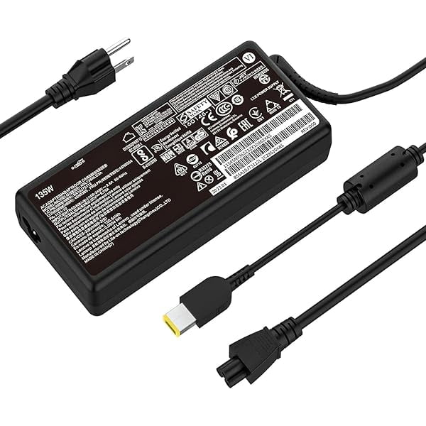 Chenchen 135W Charger Fit for Lenovo Legion Y530 Y730 Y520 Ideapad Y700 Gaming 3 Slim 7 ThinkPad T15p X1P 15v T440P T540 Yoga Slim 7 C940 S740 720 S740 20V 6.7A 4X20E50558 AC Adapter Supply Power