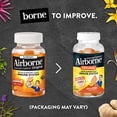 thumbnail image 5 of Airborne 750mg Vitamin C Immune Support Supplement Gummies for Adults, Zesty Orange Flavor, Gluten Free Crafted Blend with Powerful Antioxidants Vitamins A C & E, 63 Gummies (3 Pack), 5 of 10